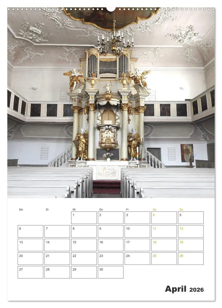 Bild: 9783516379839 | Orgeln zum Verlieben! (hochwertiger Premium Wandkalender 2026 DIN...