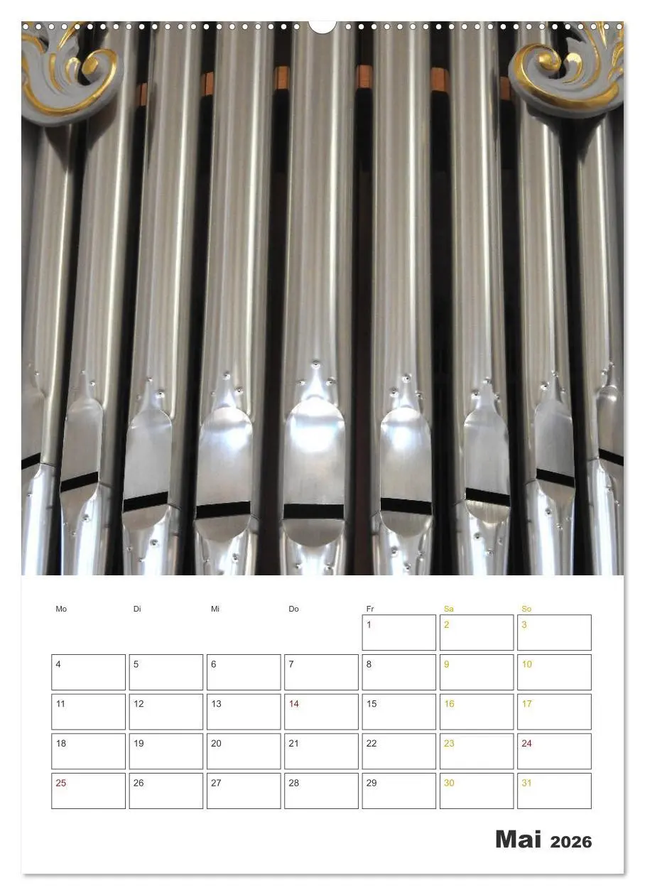 Bild: 9783516379839 | Orgeln zum Verlieben! (hochwertiger Premium Wandkalender 2026 DIN...