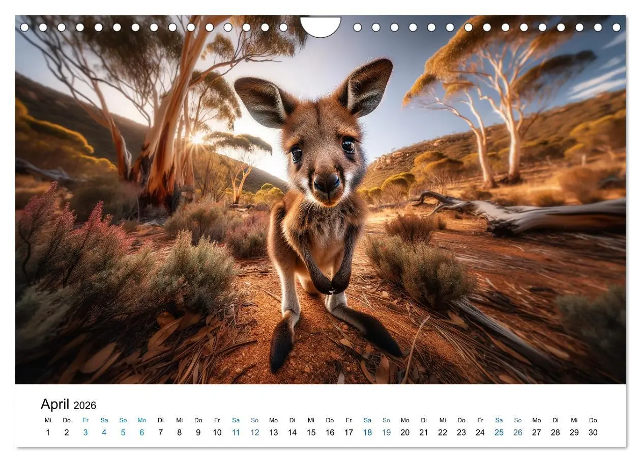 Bild: 9783457349939 | Baby-Tiere (Wandkalender 2026 DIN A4 quer), CALVENDO Monatskalender
