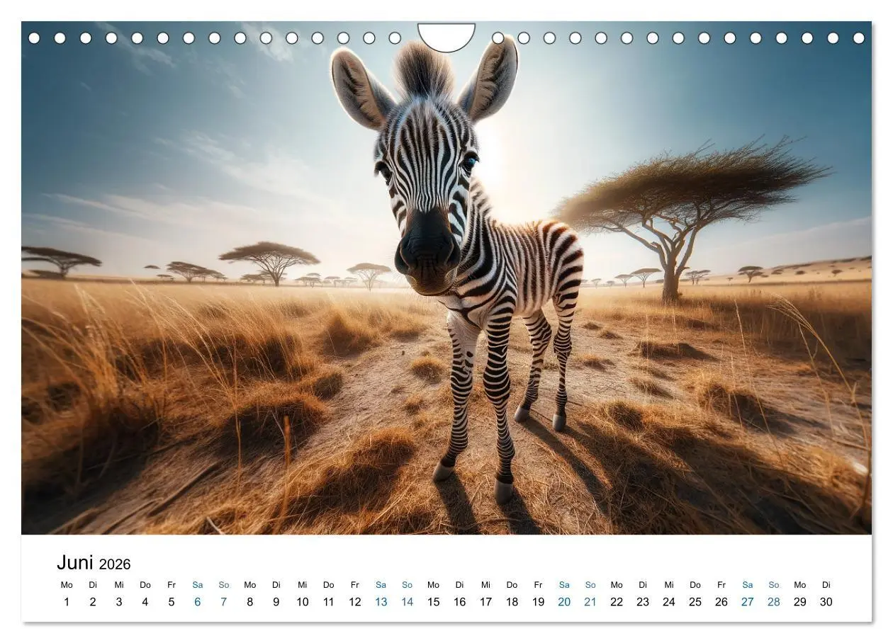 Bild: 9783457349939 | Baby-Tiere (Wandkalender 2026 DIN A4 quer), CALVENDO Monatskalender