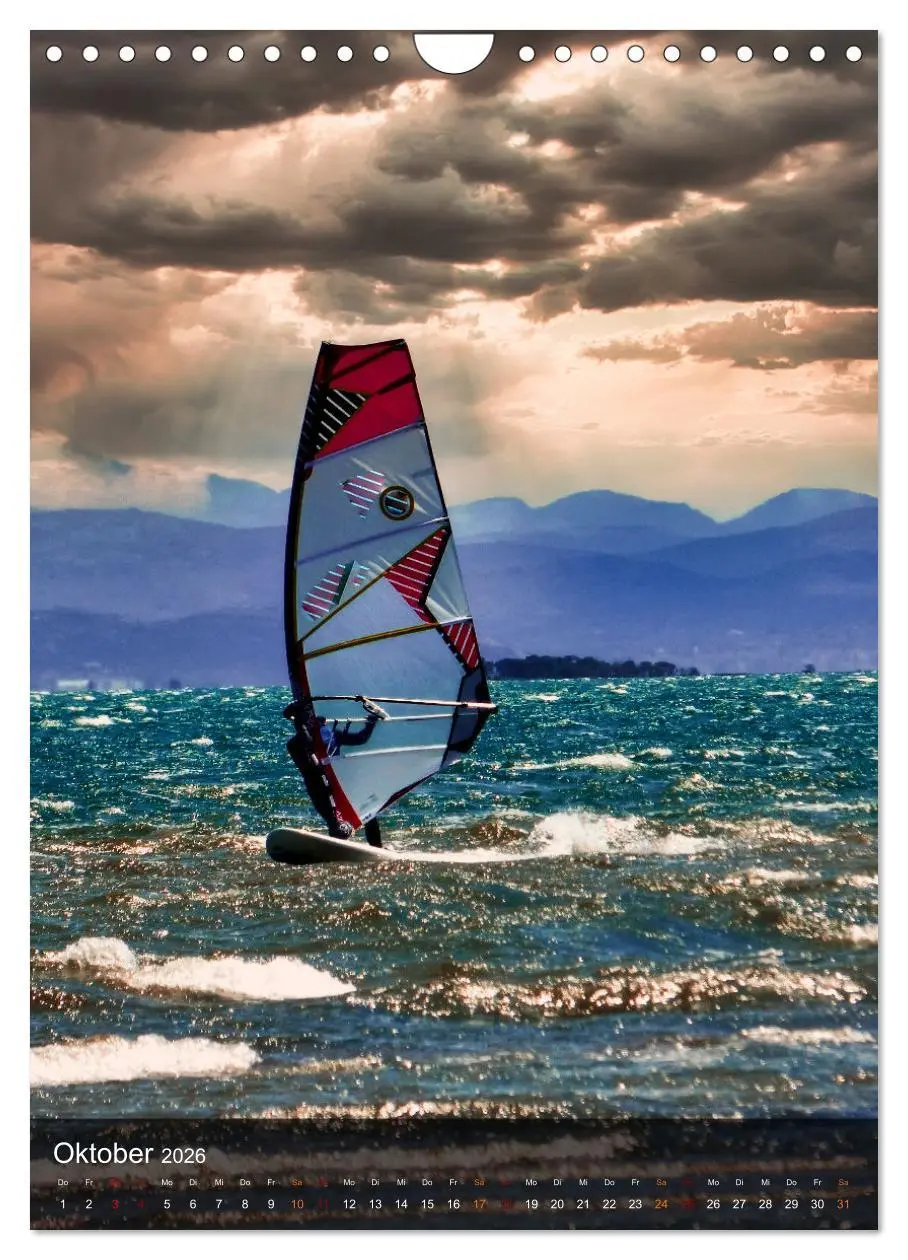 Bild: 9783516369939 | Windsurfing - Wind und Wellen (Wandkalender 2026 DIN A4 hoch),...