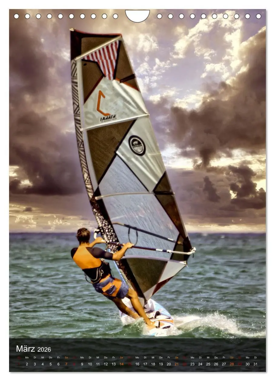Bild: 9783516369939 | Windsurfing - Wind und Wellen (Wandkalender 2026 DIN A4 hoch),...