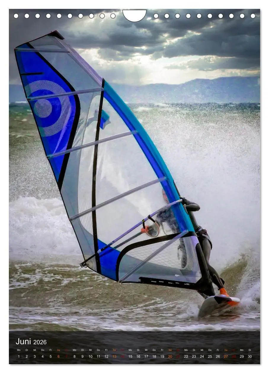 Bild: 9783516369939 | Windsurfing - Wind und Wellen (Wandkalender 2026 DIN A4 hoch),...