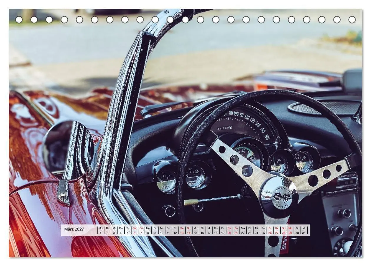 Bild: 9783569459939 | American Deam Car Corvette C1 (Tischkalender 2027 DIN A5 quer),...