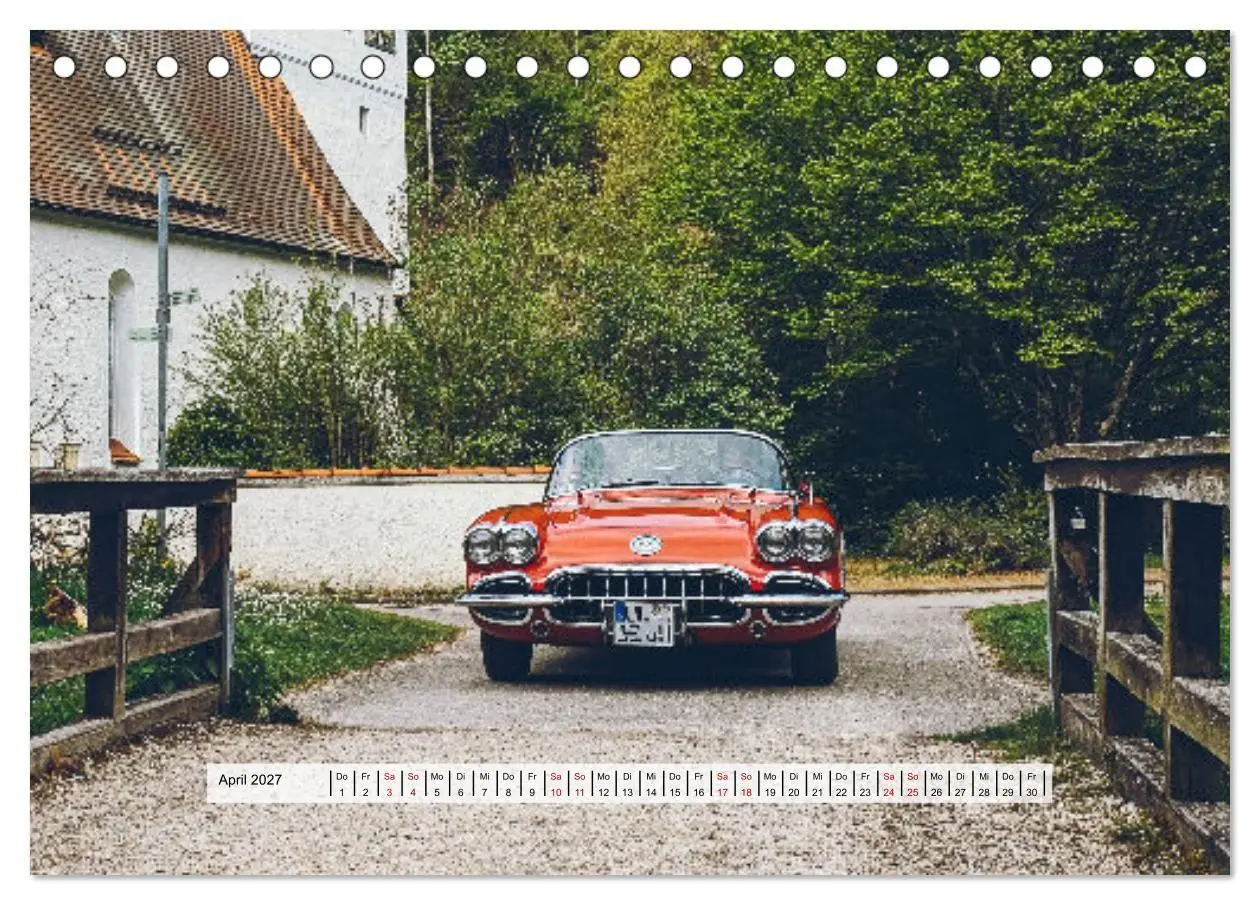Bild: 9783569459939 | American Deam Car Corvette C1 (Tischkalender 2027 DIN A5 quer),...