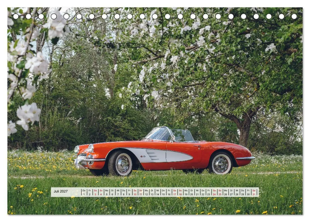 Bild: 9783569459939 | American Deam Car Corvette C1 (Tischkalender 2027 DIN A5 quer),...