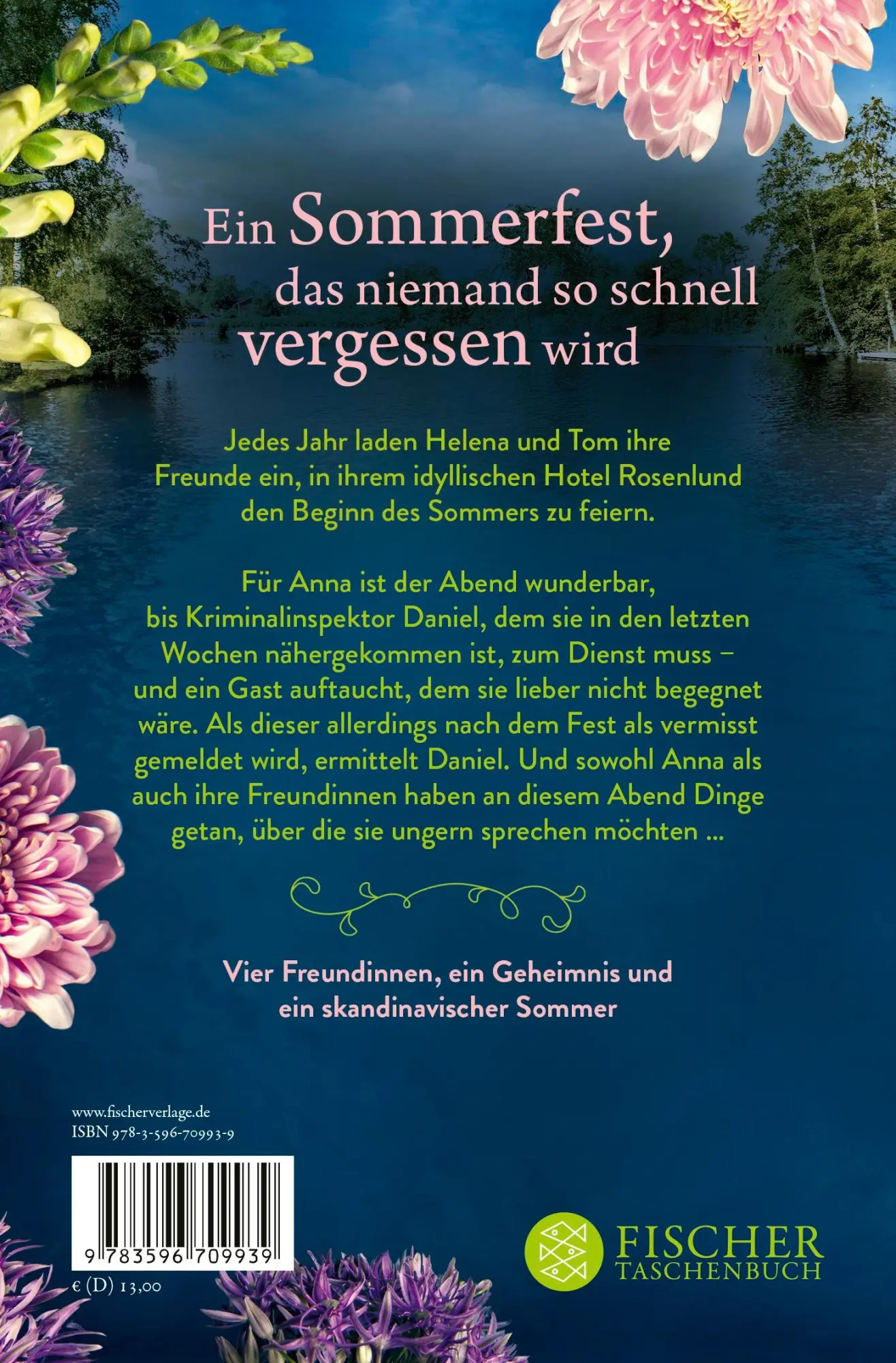 Rückseite: 9783596709939 | Rosenlund - Ein Sommer der Geheimnisse | Amanda Hellberg | Taschenbuch