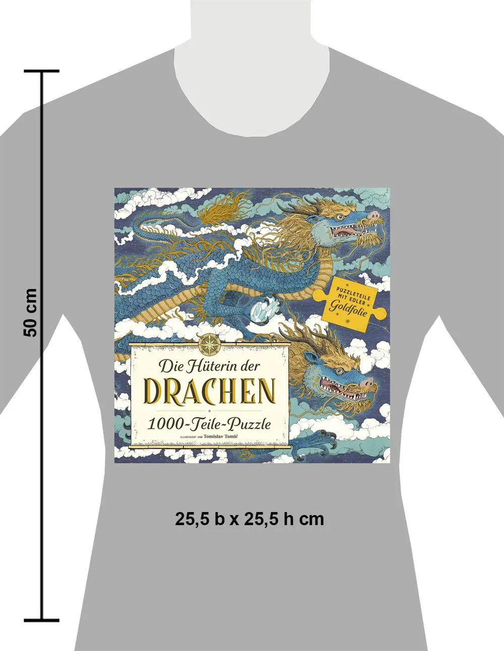 Bild: 4250938900040 | Die Hüterin der Drachen Puzzle | Tomislav Tomic | Spiel | Deutsch