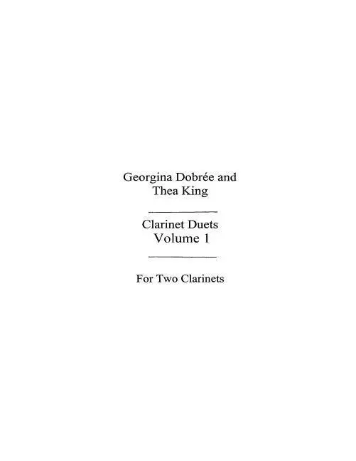Clarinet Duets Volume 1