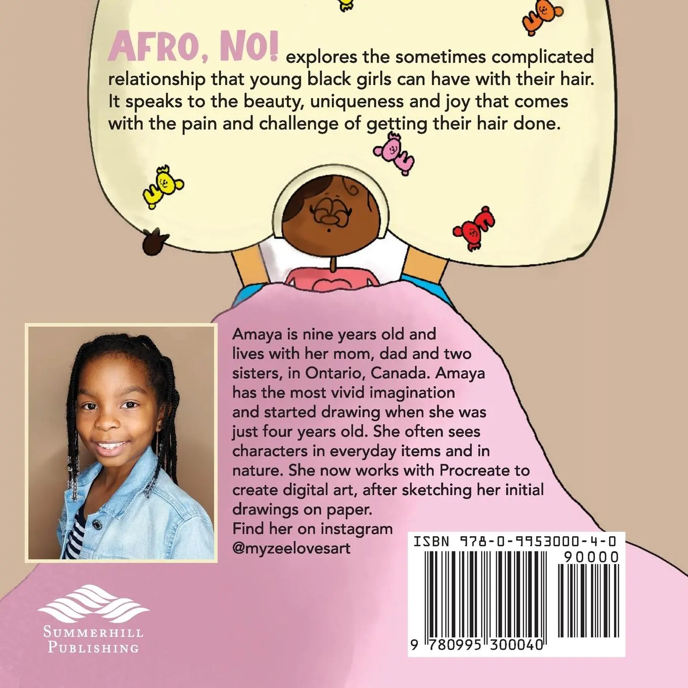 Rückseite: 9780995300040 | Afro, No! | Amaya James | Taschenbuch | Englisch | 2022