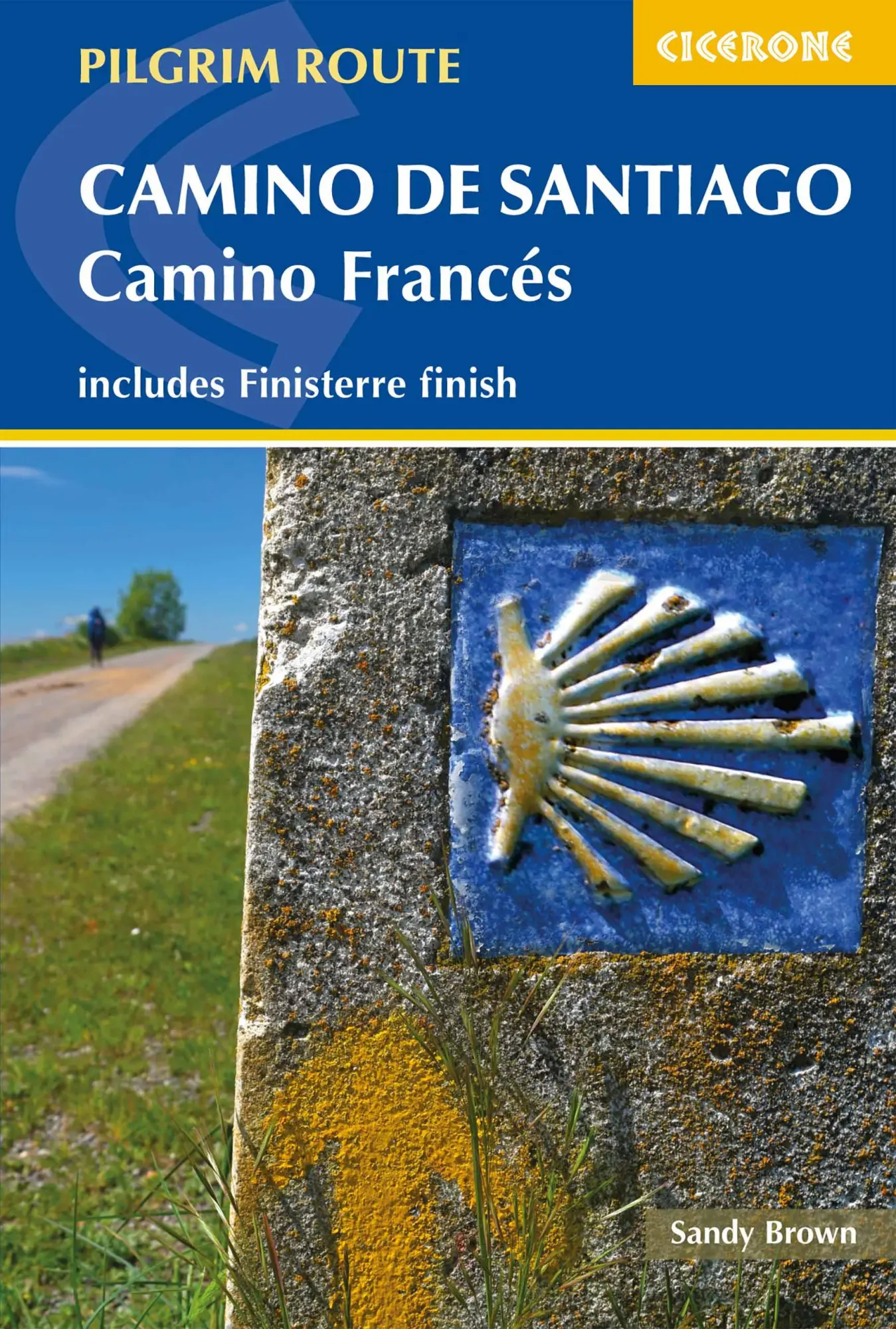 Cover: 9781786310040 | Camino de Santiago - Camino Francés | Guide with Map Book | Brown