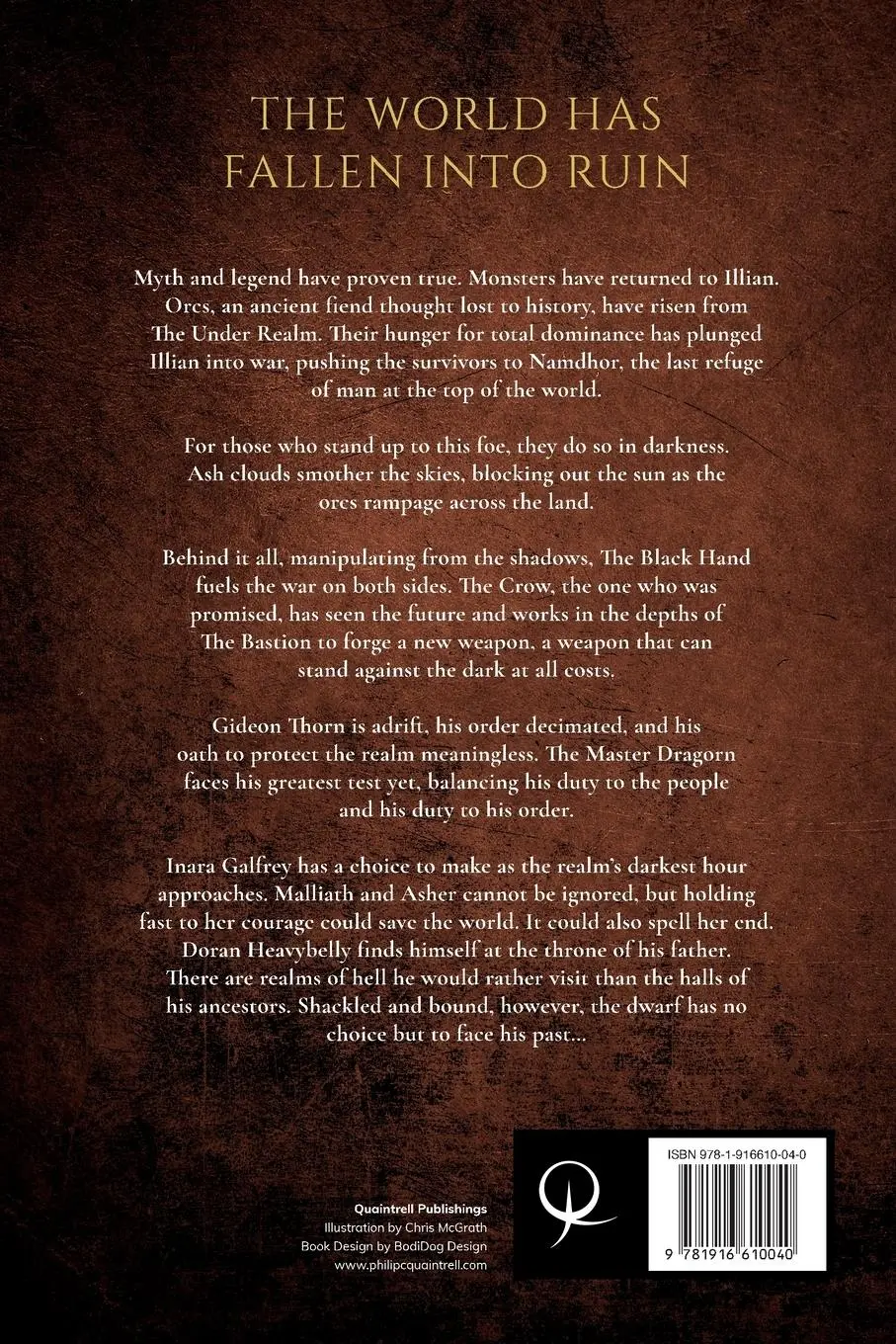 Rückseite: 9781916610040 | Kingdom of Bones | (The Echoes Saga: Book 5) | Philip C. Quaintrell