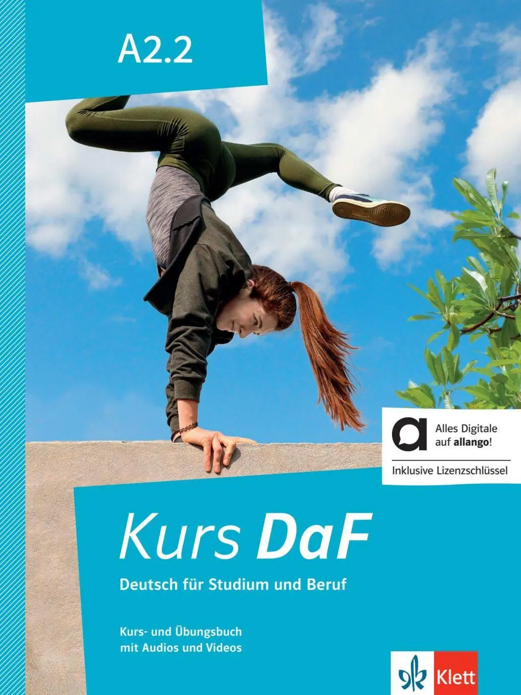 Cover: 9783126770040 | Kurs DaF A2.2 - Hybride Ausgabe allango | Steve Bahn (u. a.) | Bundle