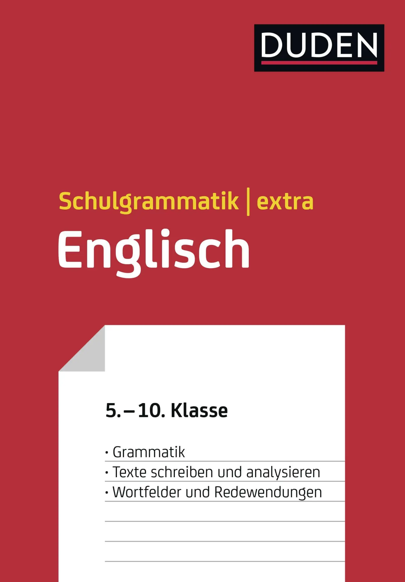 Cover: 9783411720040 | Duden Schulgrammatik extra - Englisch | Schmitz-Wensch | Buch | 128 S.