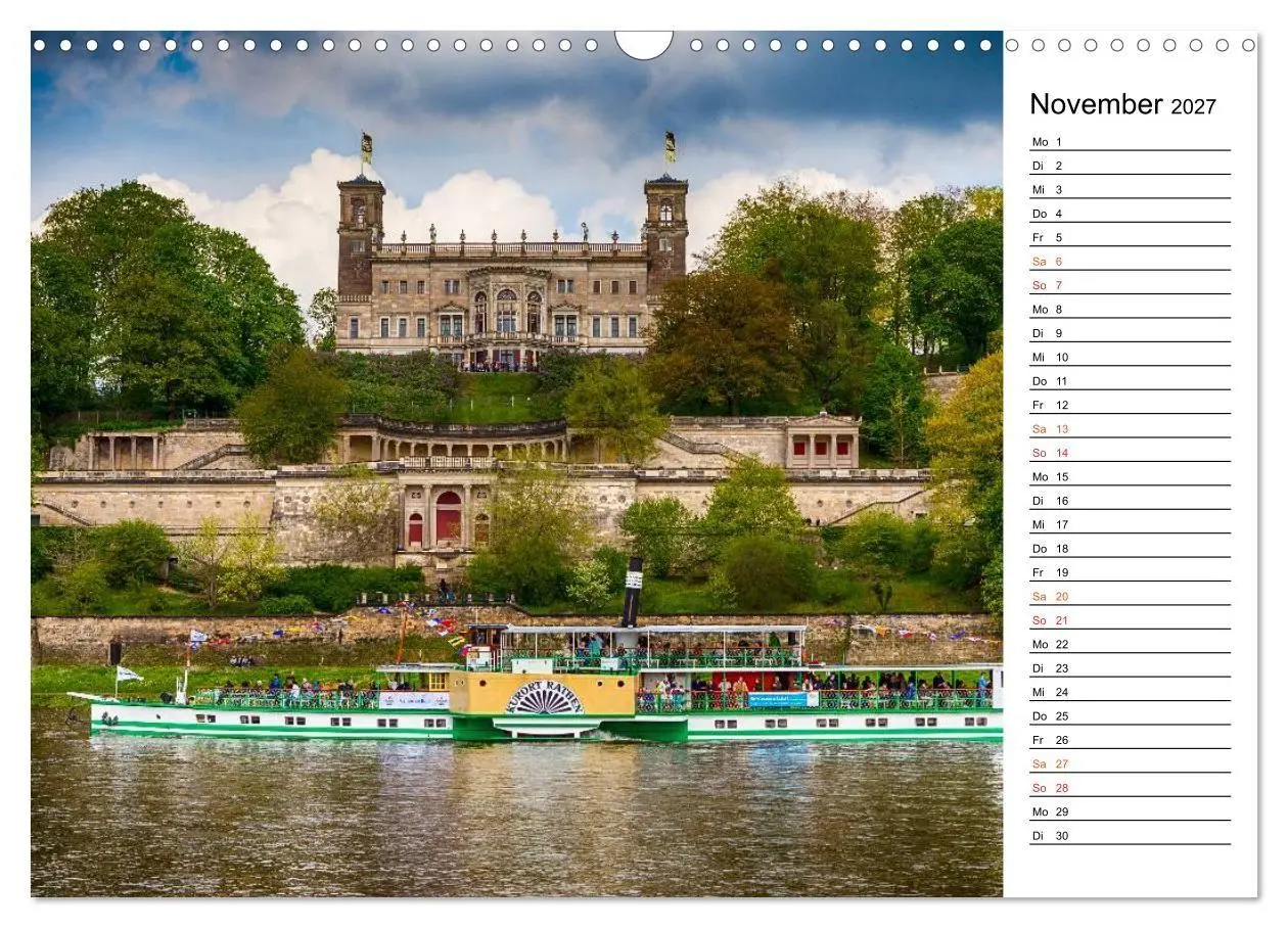Bild: 9783569920040 | Schaufelraddampfer (Wandkalender 2027 DIN A3 quer), CALVENDO...