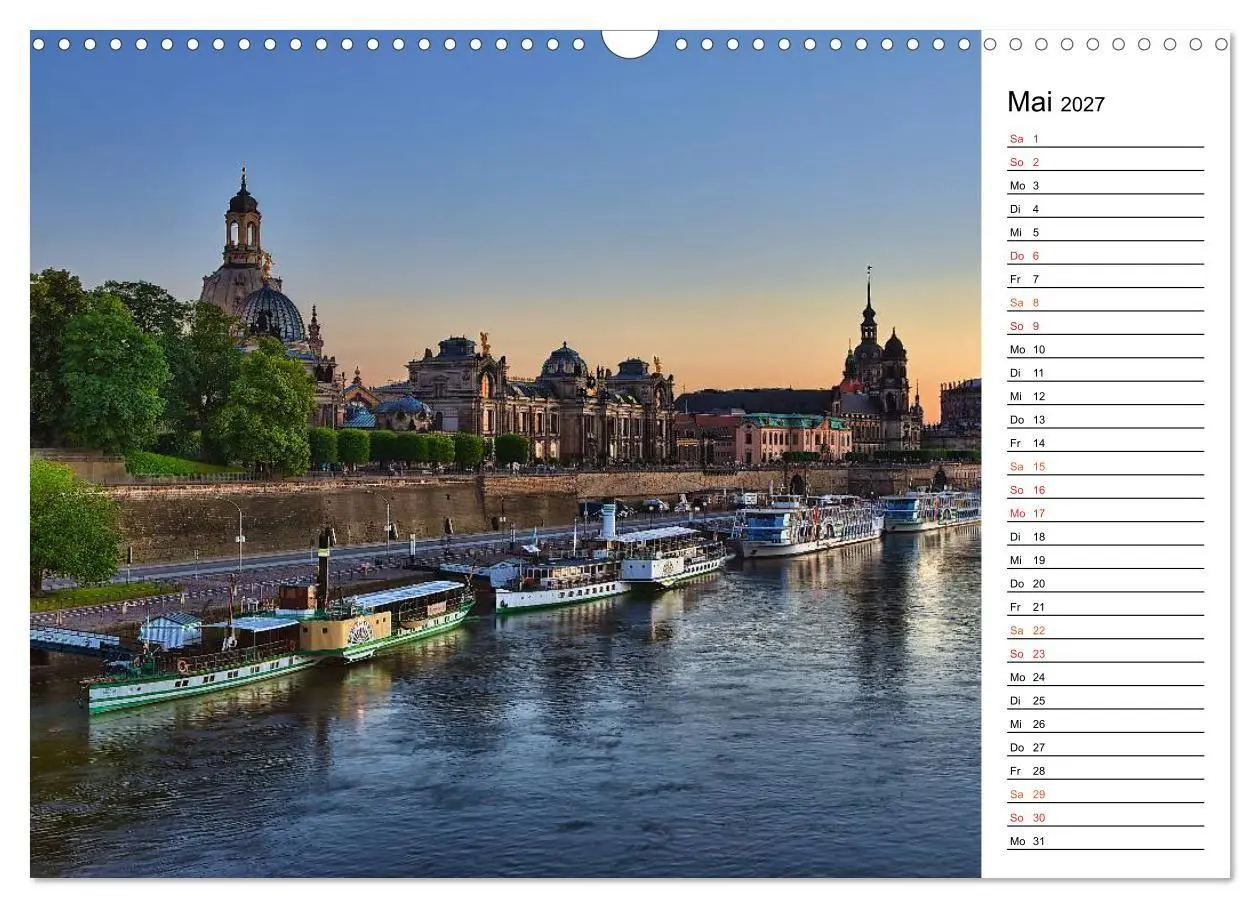 Bild: 9783569920040 | Schaufelraddampfer (Wandkalender 2027 DIN A3 quer), CALVENDO...