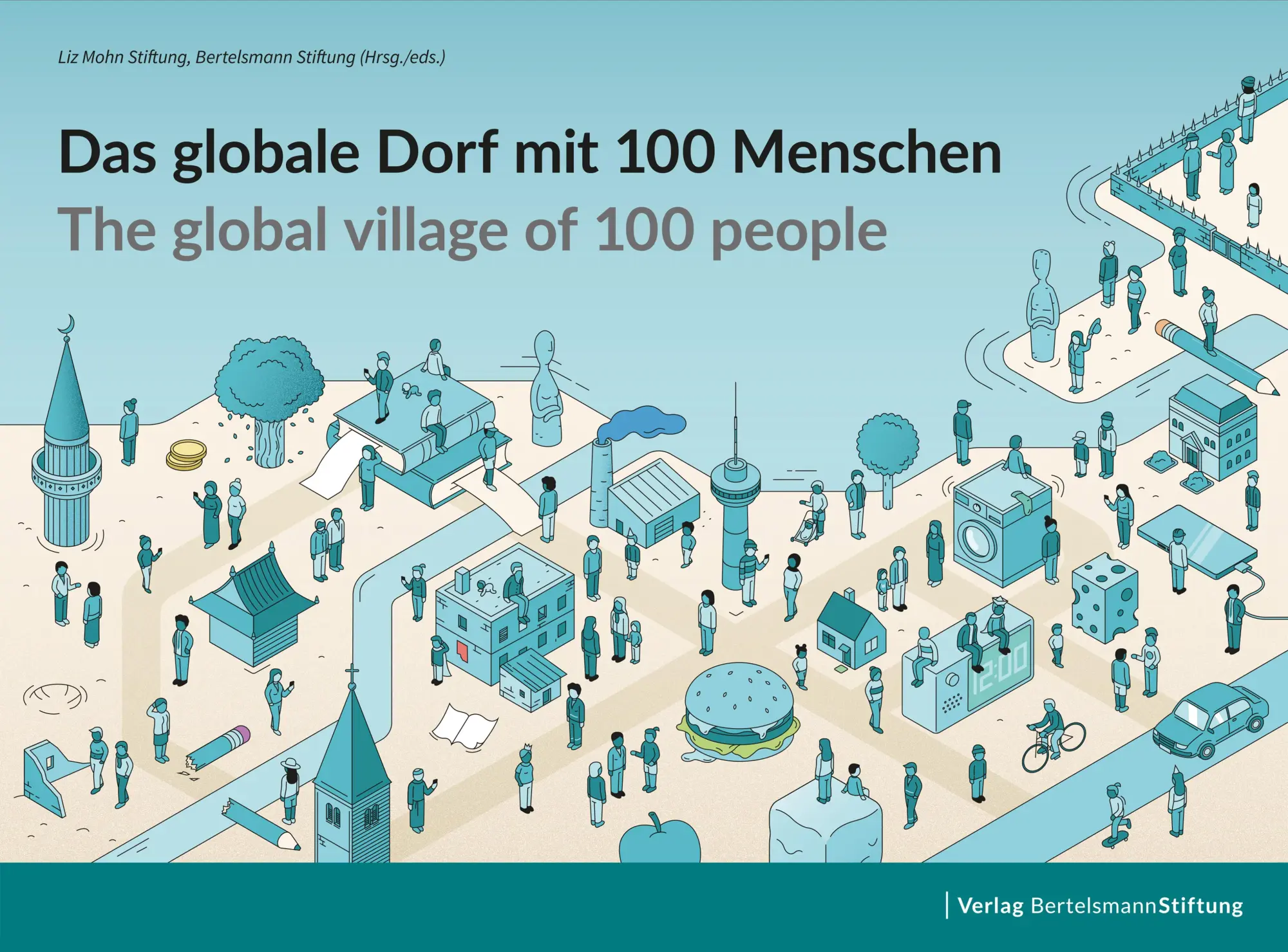 Cover: 9783689330040 | Das globale Dorf mit 100 Menschen / The global village of 100 people