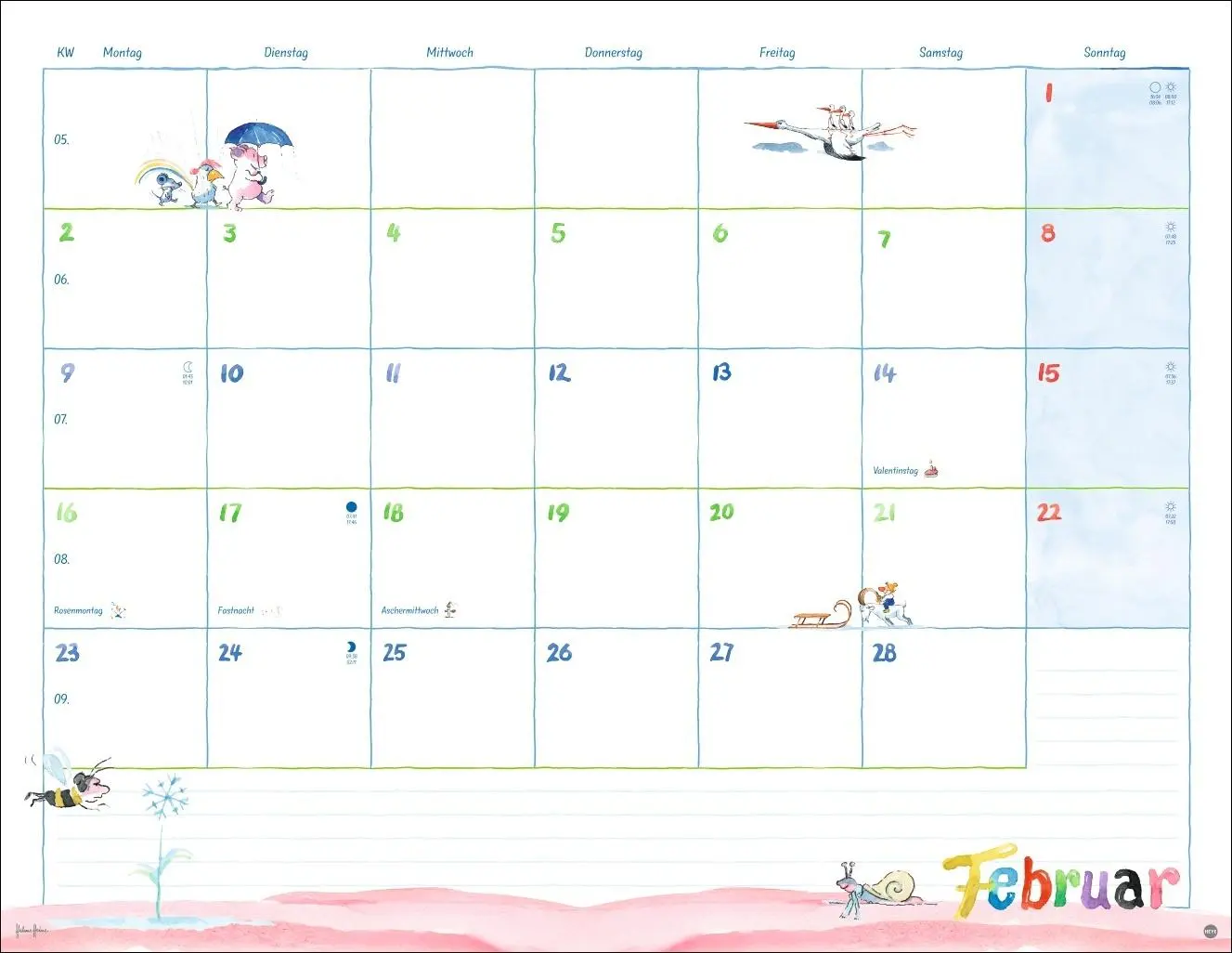 Bild: 9783756410040 | Helme Heine: Monatsplaner 2026 | Helme Heine | Kalender | 15 S. | 2026