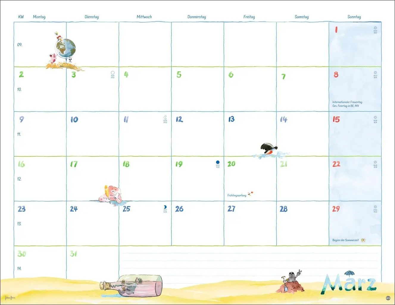 Bild: 9783756410040 | Helme Heine: Monatsplaner 2026 | Helme Heine | Kalender | 15 S. | 2026
