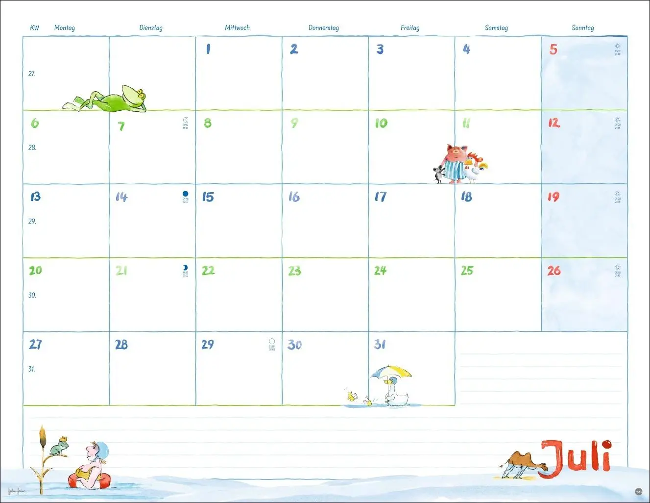 Bild: 9783756410040 | Helme Heine: Monatsplaner 2026 | Helme Heine | Kalender | 15 S. | 2026
