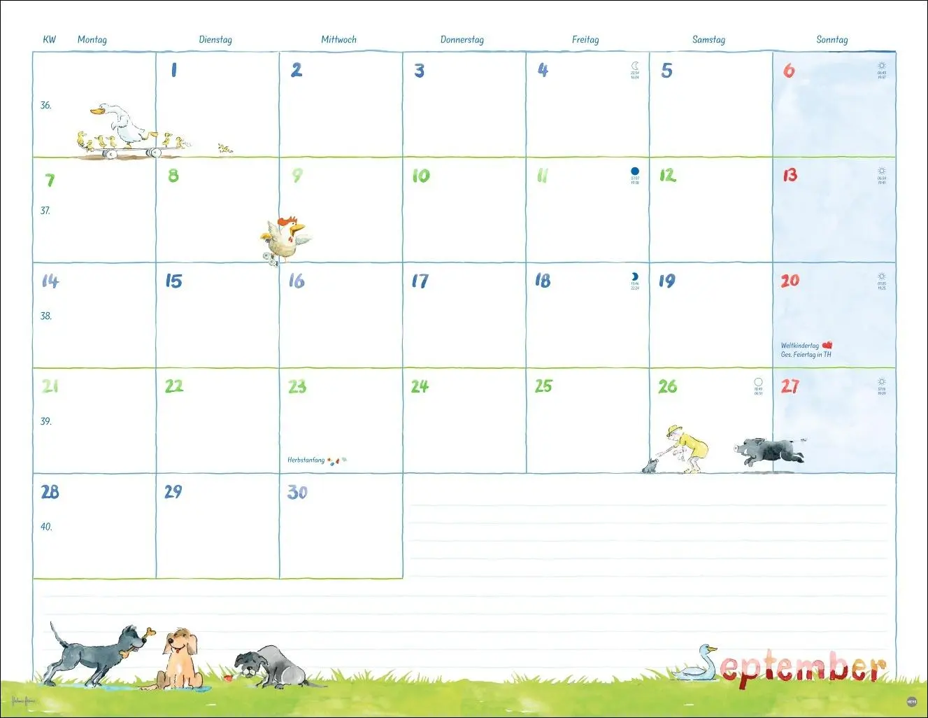 Bild: 9783756410040 | Helme Heine: Monatsplaner 2026 | Helme Heine | Kalender | 15 S. | 2026