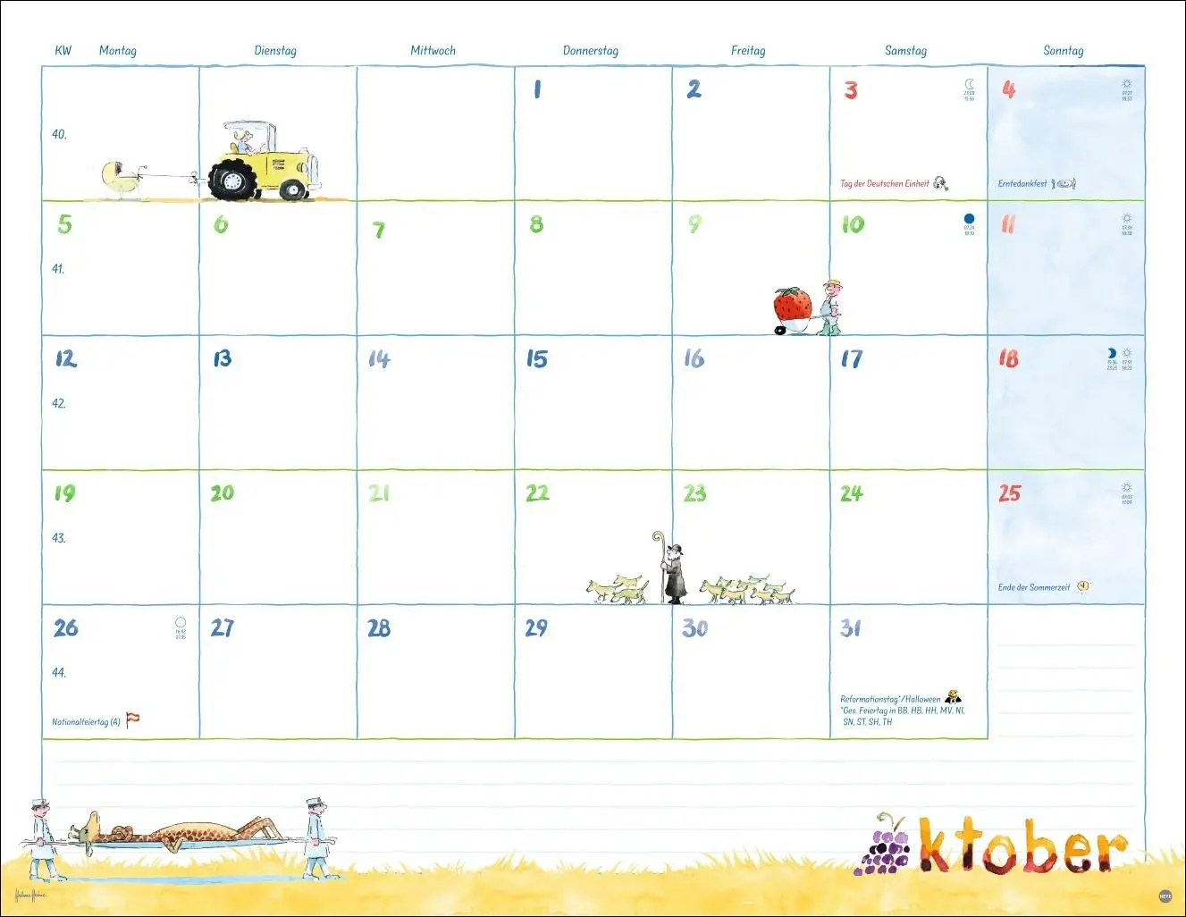 Bild: 9783756410040 | Helme Heine: Monatsplaner 2026 | Helme Heine | Kalender | 15 S. | 2026