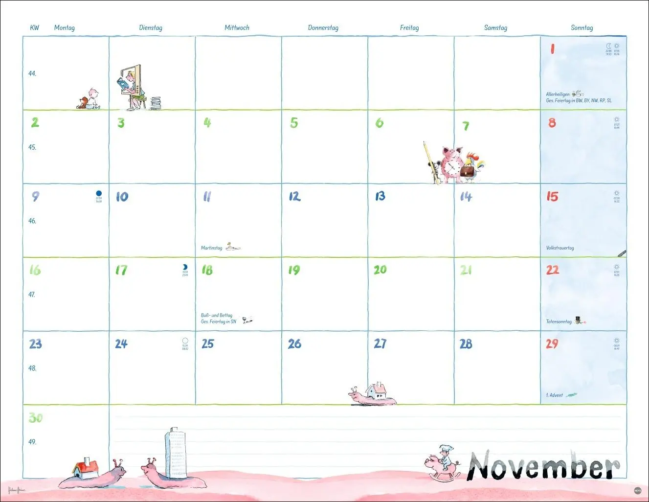 Bild: 9783756410040 | Helme Heine: Monatsplaner 2026 | Helme Heine | Kalender | 15 S. | 2026