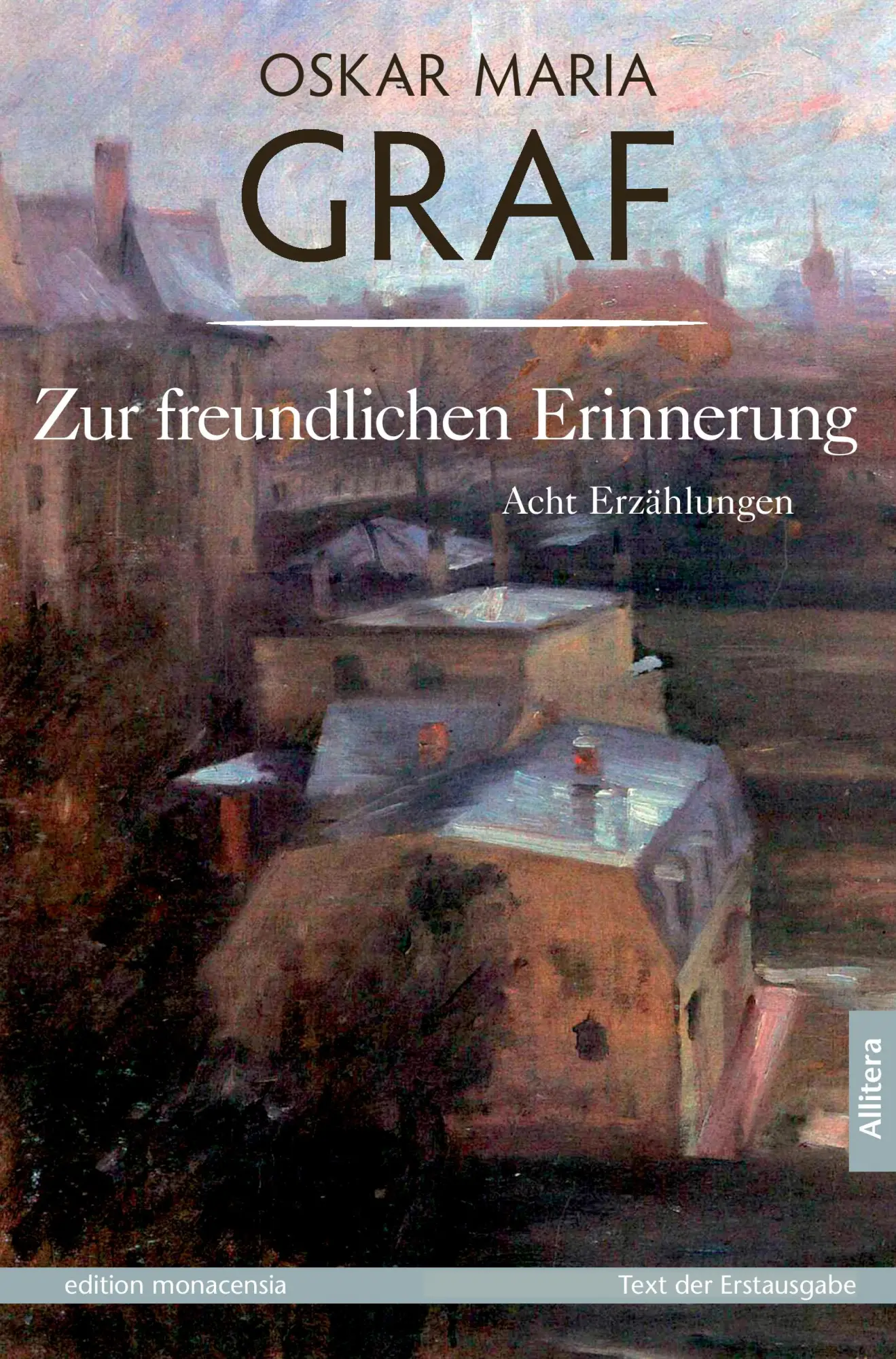 Cover: 9783869060040 | Zur freundlichen Erinnerung | Oskar Maria Graf | Taschenbuch | 108 S.