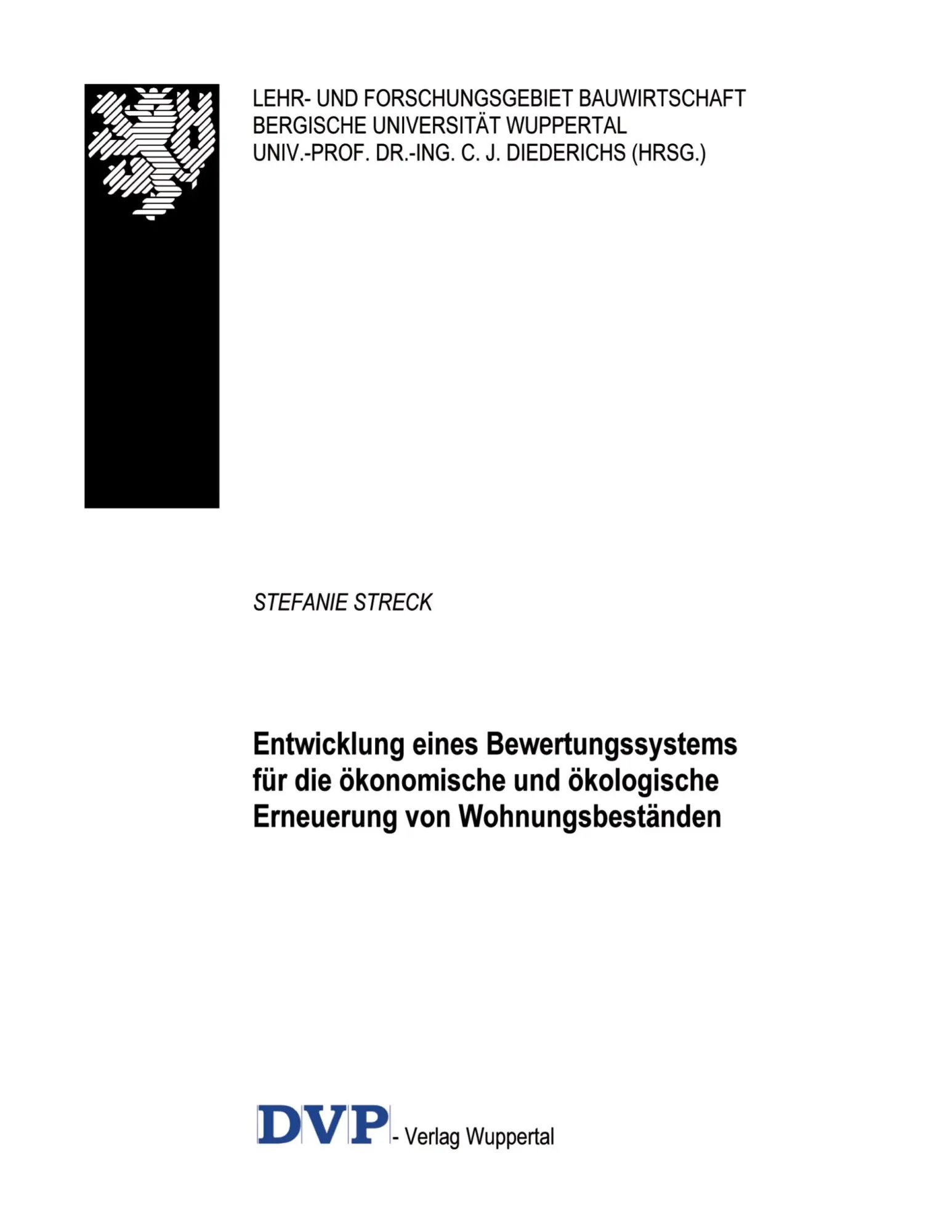 Cover: 9783937130040 | Entwicklung eines Bewertungssystems für die ökonomische und...