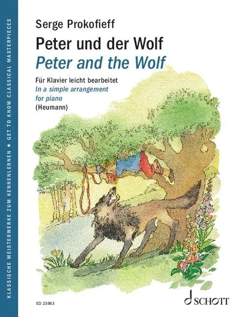 Cover: 9790001220040 | Peter und der Wolf | Broschüre | Deutsch | 2025 | Schott Music