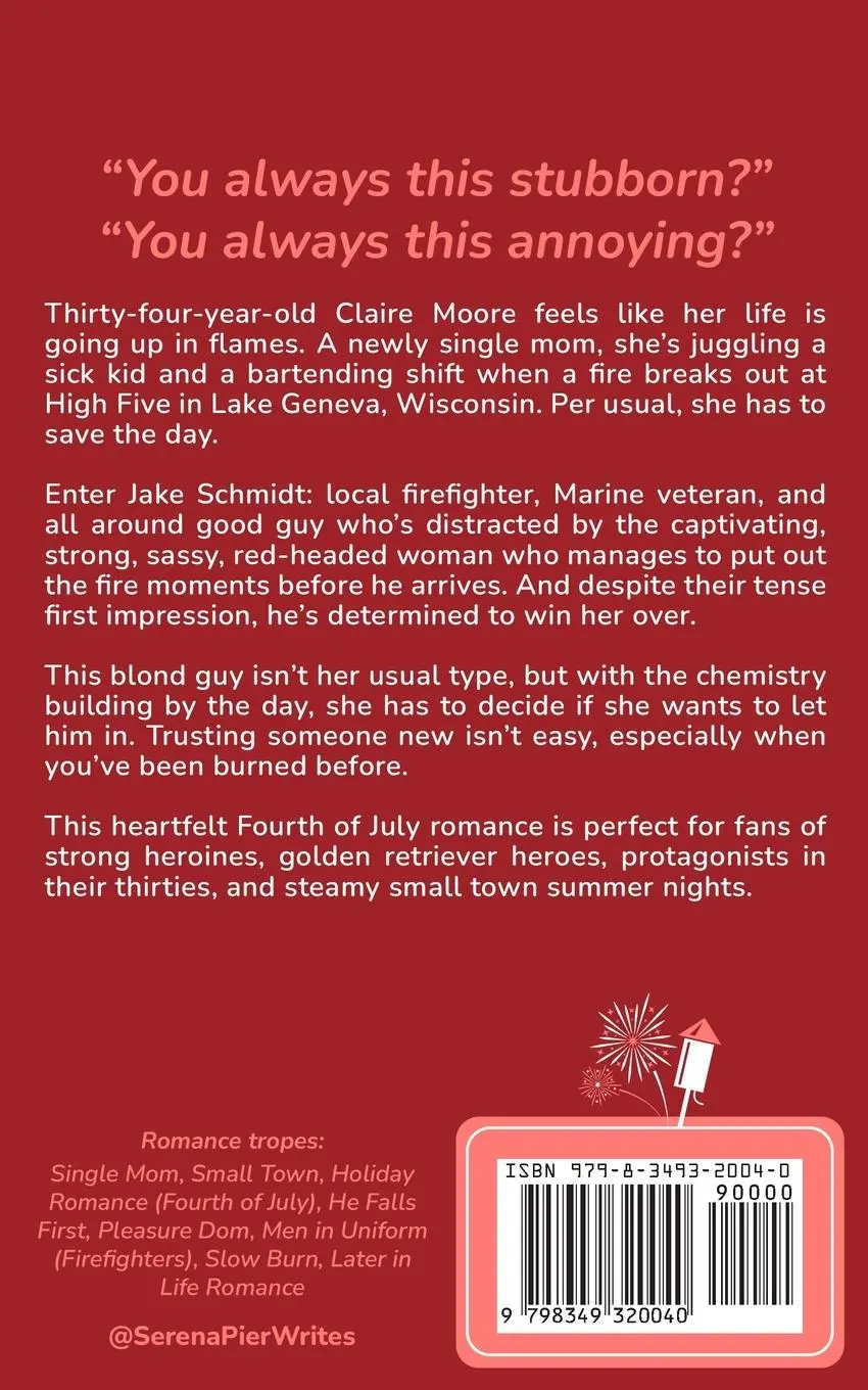 Rückseite: 9798349320040 | Falling for Red | Serena Pier | Taschenbuch | High Five Novella | 2025