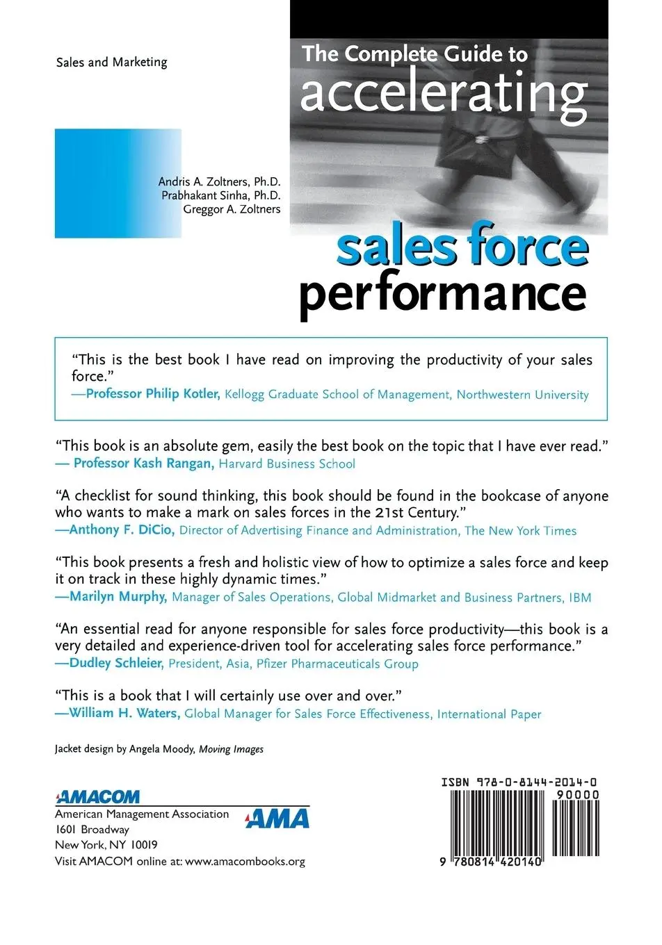 Rückseite: 9780814420140 | The Complete Guide to Accelerating Sales Force Performance | Buch
