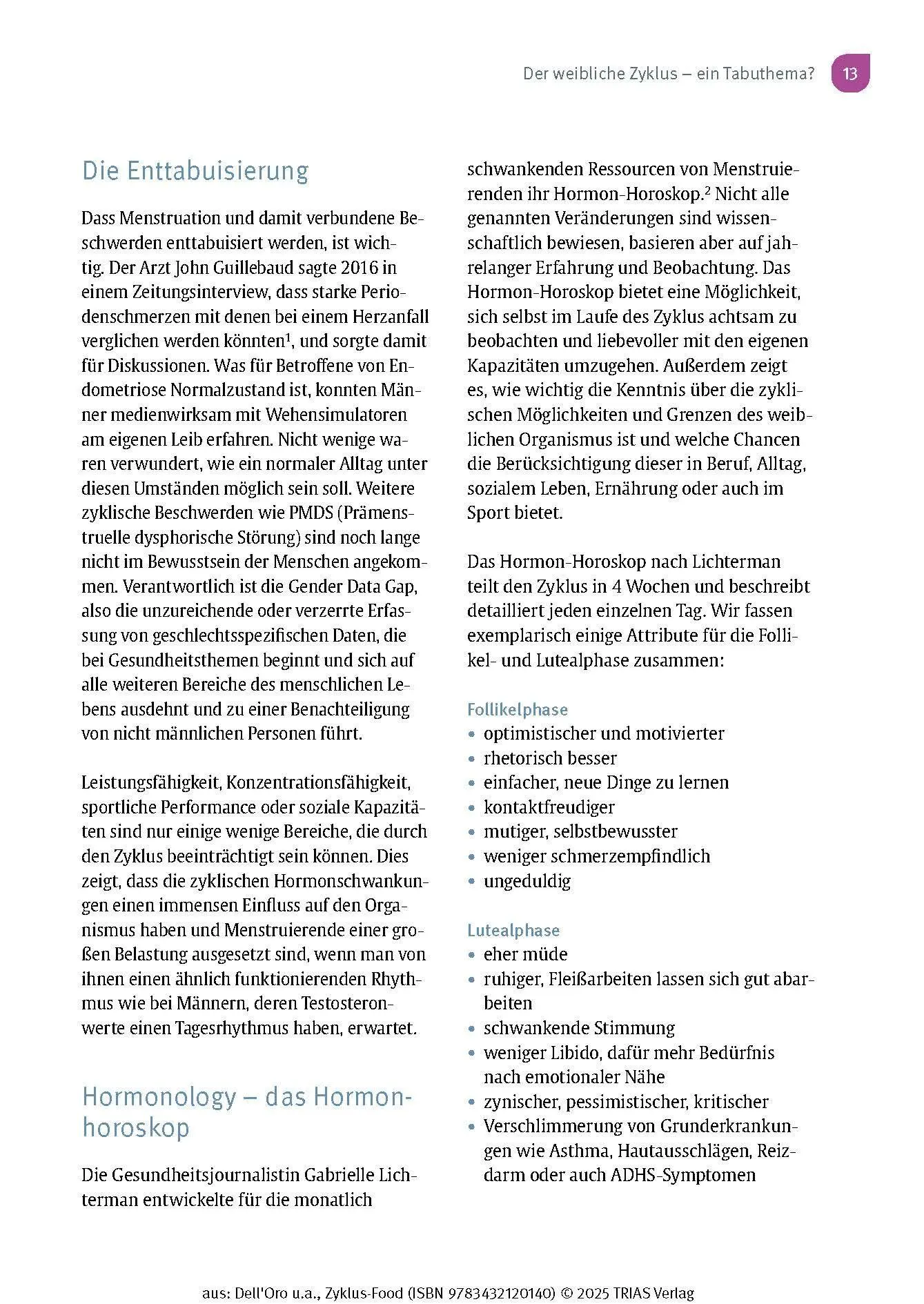 Bild: 9783432120140 | Zyklus-Food | Melanie Dell`Oro (u. a.) | Taschenbuch | 160 S. | 2025