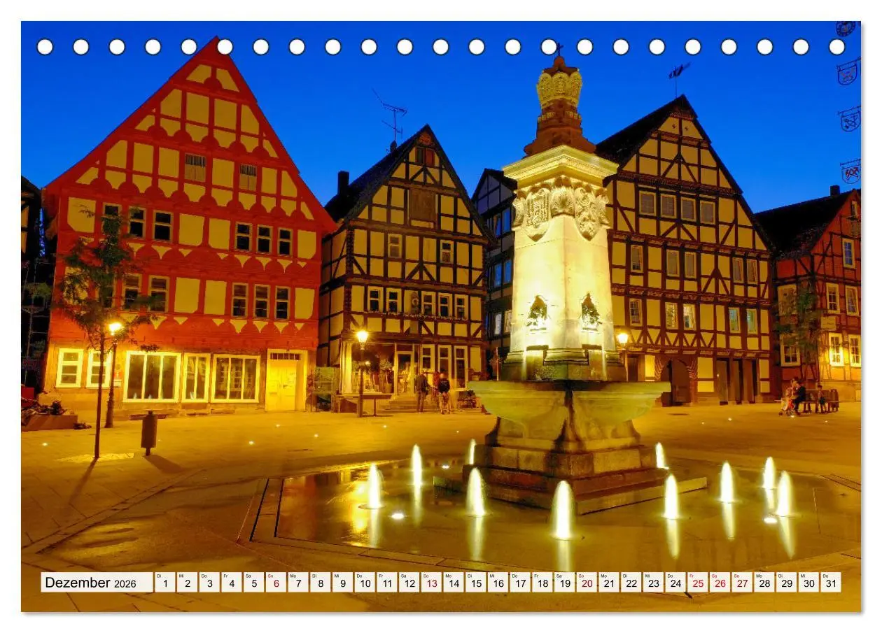 Bild: 9783457590140 | Hofgeismar - Dornröschenstadt und Fachwerkhäuser (Tischkalender...