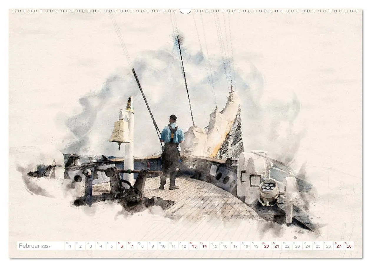 Bild: 9783569530140 | Künstlerische Ansichten der Gorch Fock (Wandkalender 2027 DIN A2...