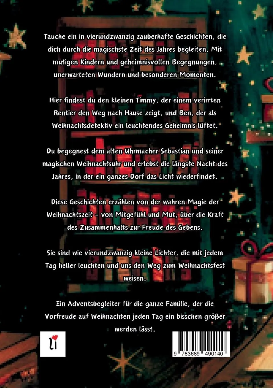 Rückseite: 9783689490140 | 24 Tage Weihnachtsmagie | Ein Adventskalenderbuch | Martina Meister