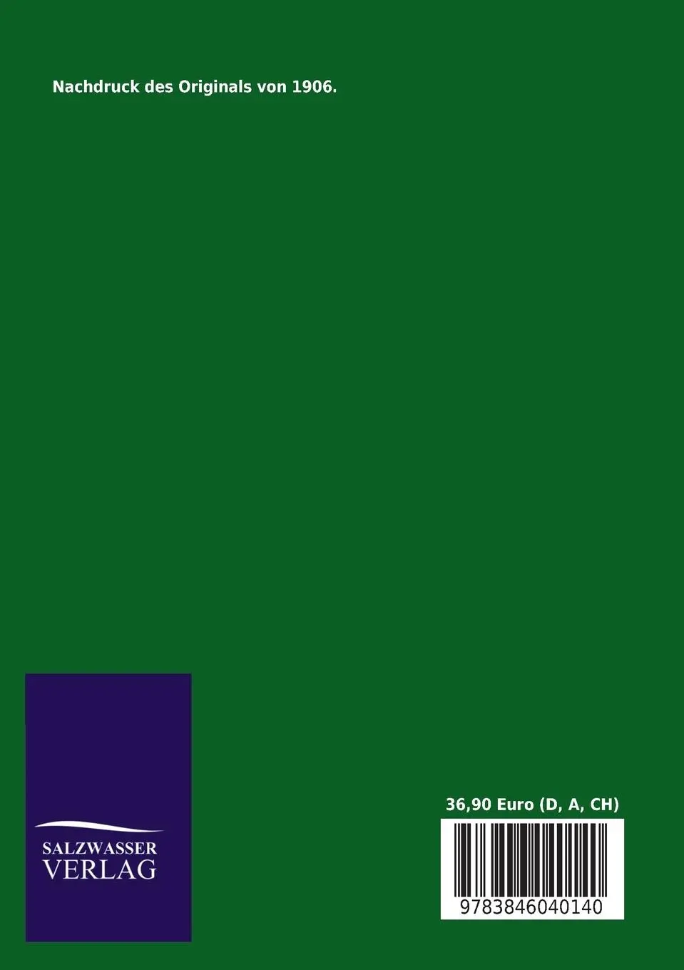 Rückseite: 9783846040140 | Das alte Bauernleben der Lüneburger Heide | Eduard Kück | Taschenbuch