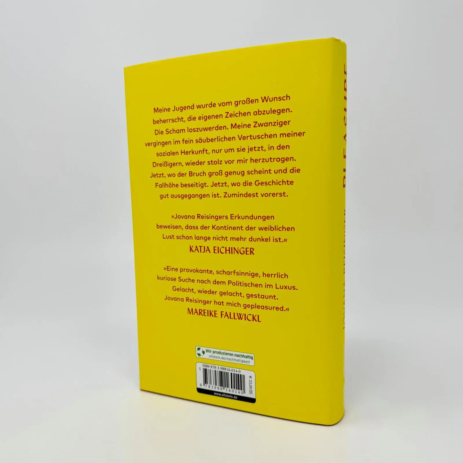 Bild: 9783988160140 | PLEASURE | Jovana Reisinger | Buch | 320 S. | Deutsch | 2024