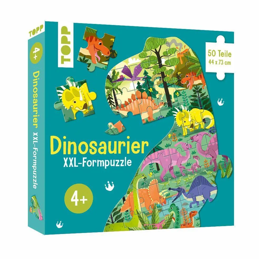 Cover: 4007742170240 | Dinosaurier XXL-Formpuzzle | Bodenpuzzle mit 50 Teilen | Colin | Spiel
