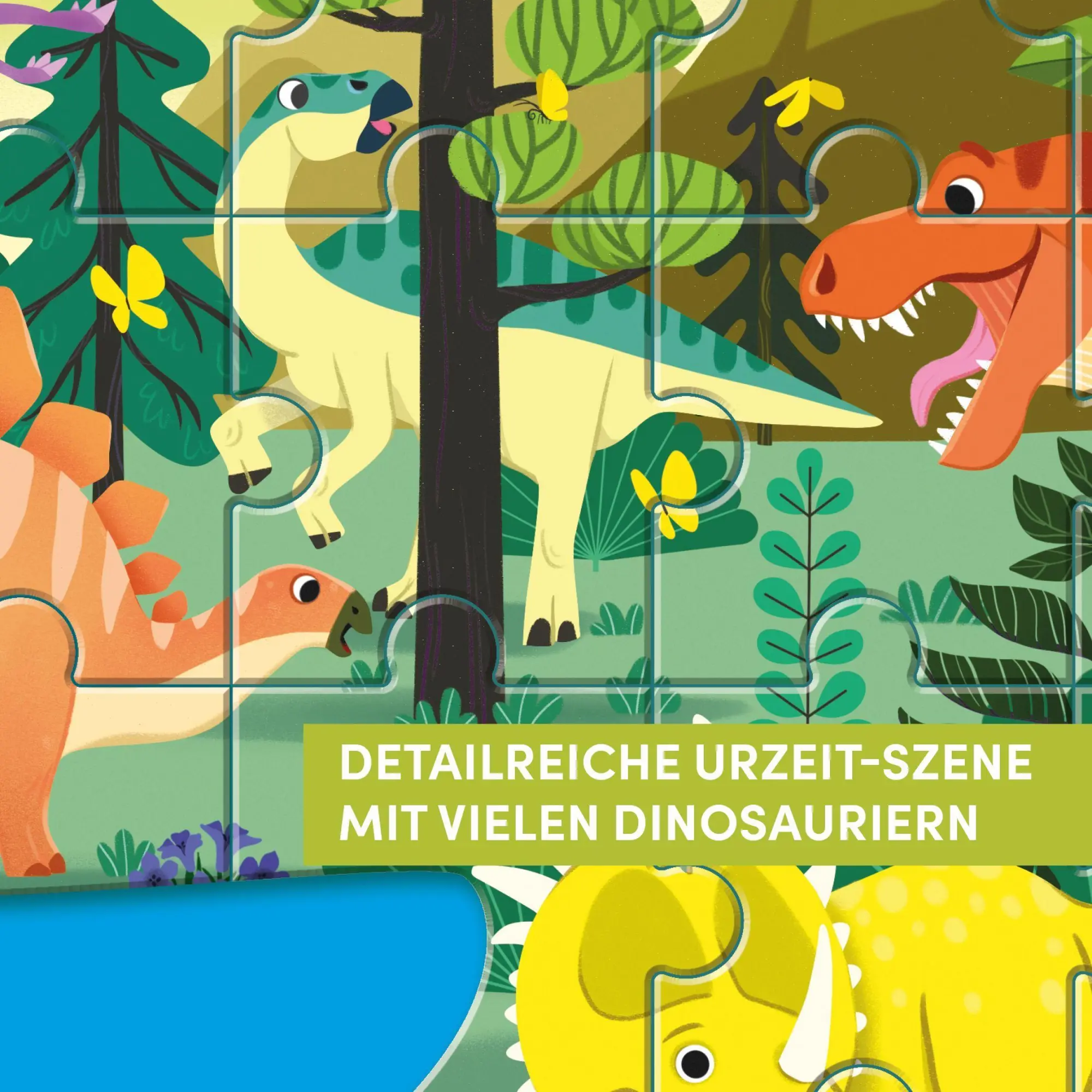 Bild: 4007742170240 | Dinosaurier XXL-Formpuzzle | Bodenpuzzle mit 50 Teilen | Colin | Spiel