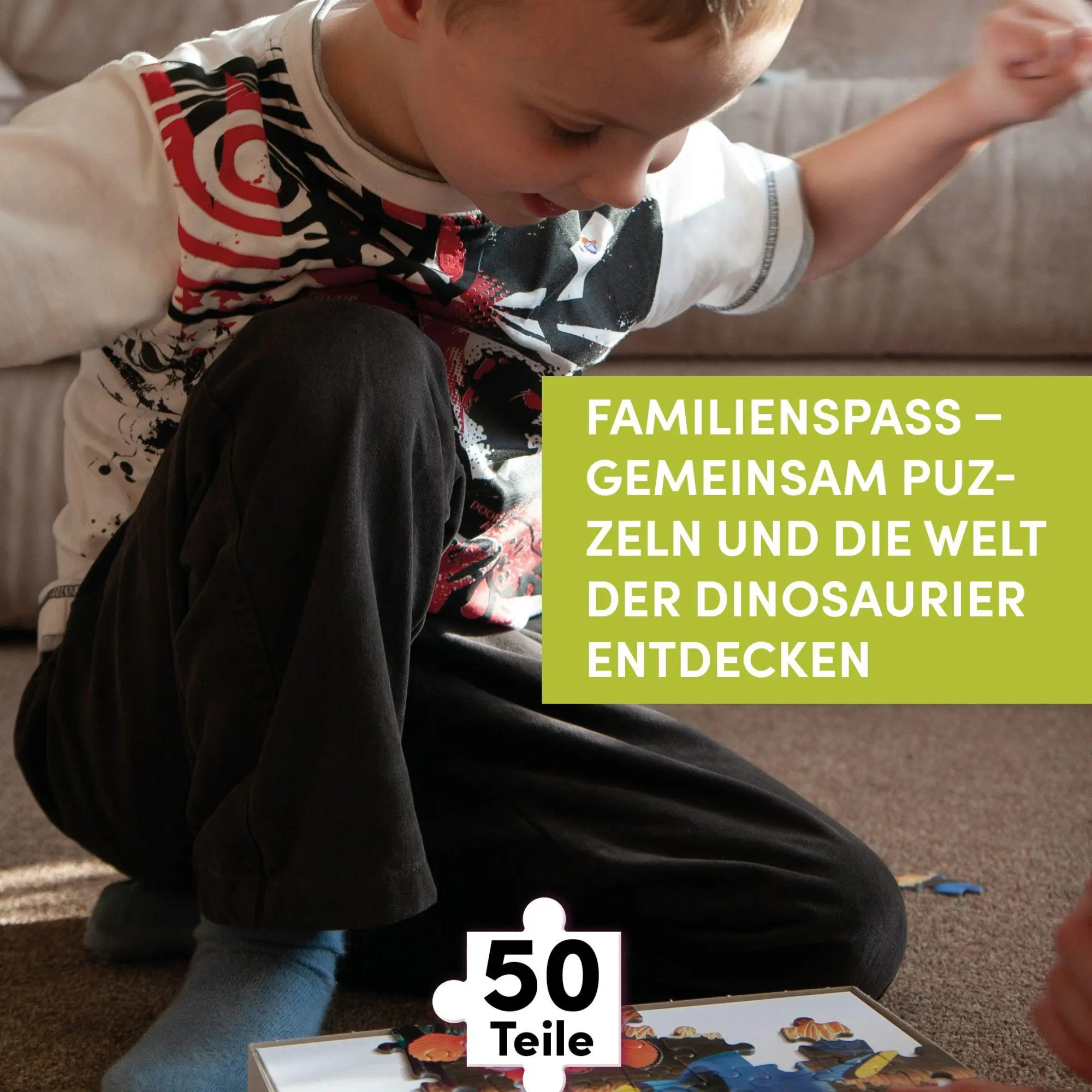 Bild: 4007742170240 | Dinosaurier XXL-Formpuzzle | Bodenpuzzle mit 50 Teilen | Colin | Spiel