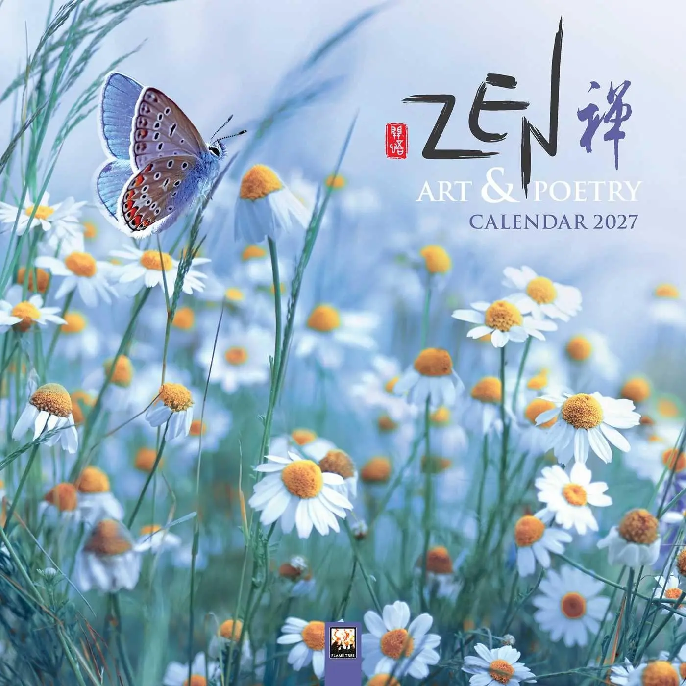Cover: 9781806940240 | Zen Art &amp; Poetry - Zen Kunst und Poesie 2027 - Original Flame Tree...