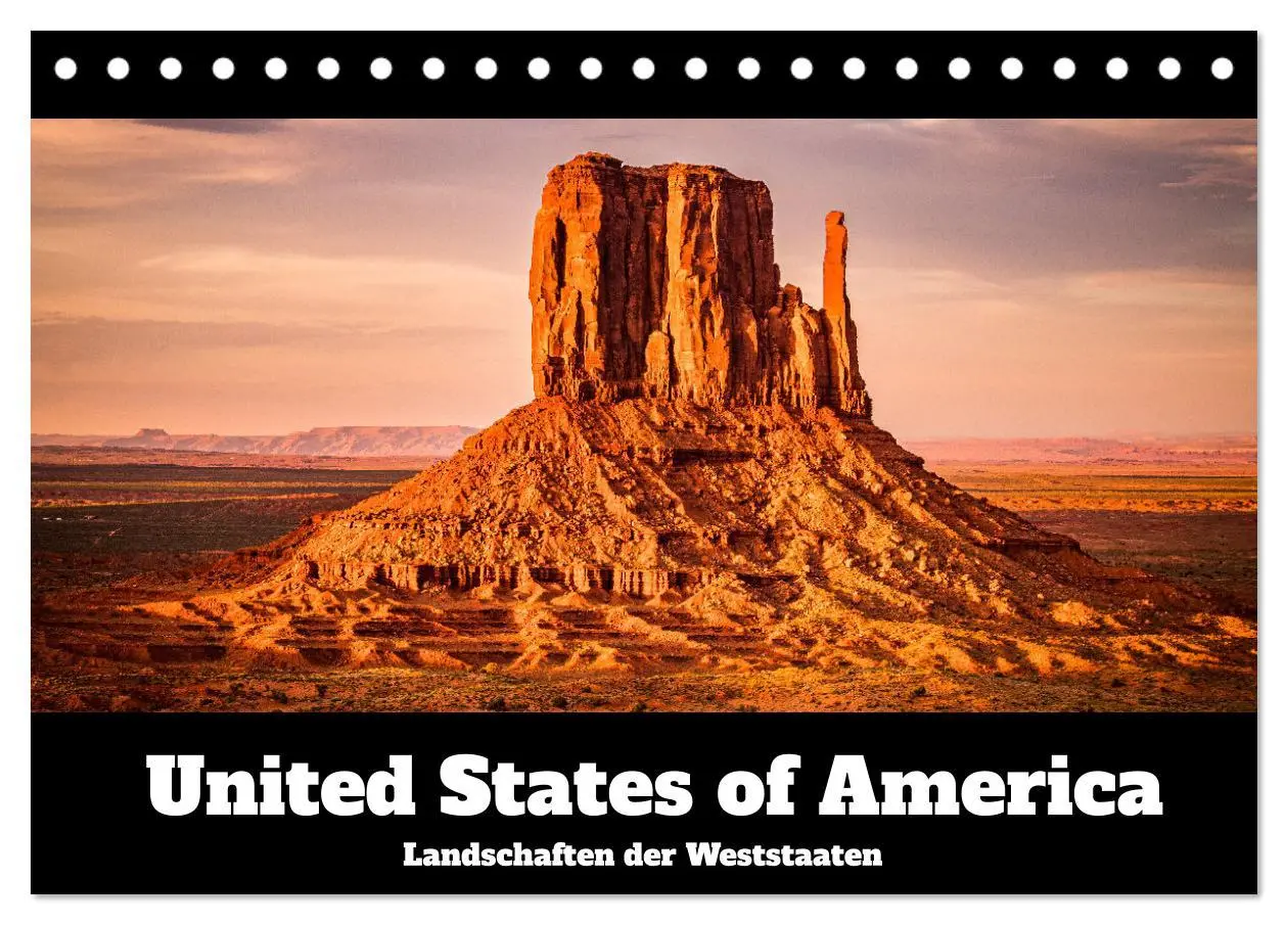 Cover: 9783457580240 | USA: Landschaften der Weststaaten (Tischkalender 2026 DIN A5 quer),...