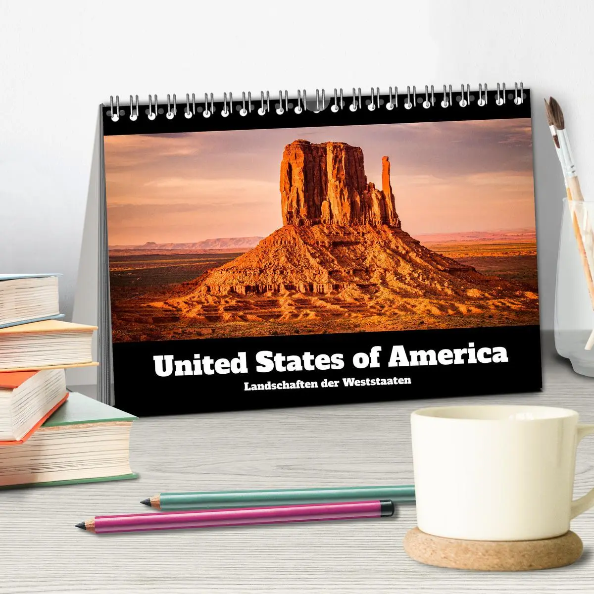 Bild: 9783457580240 | USA: Landschaften der Weststaaten (Tischkalender 2026 DIN A5 quer),...