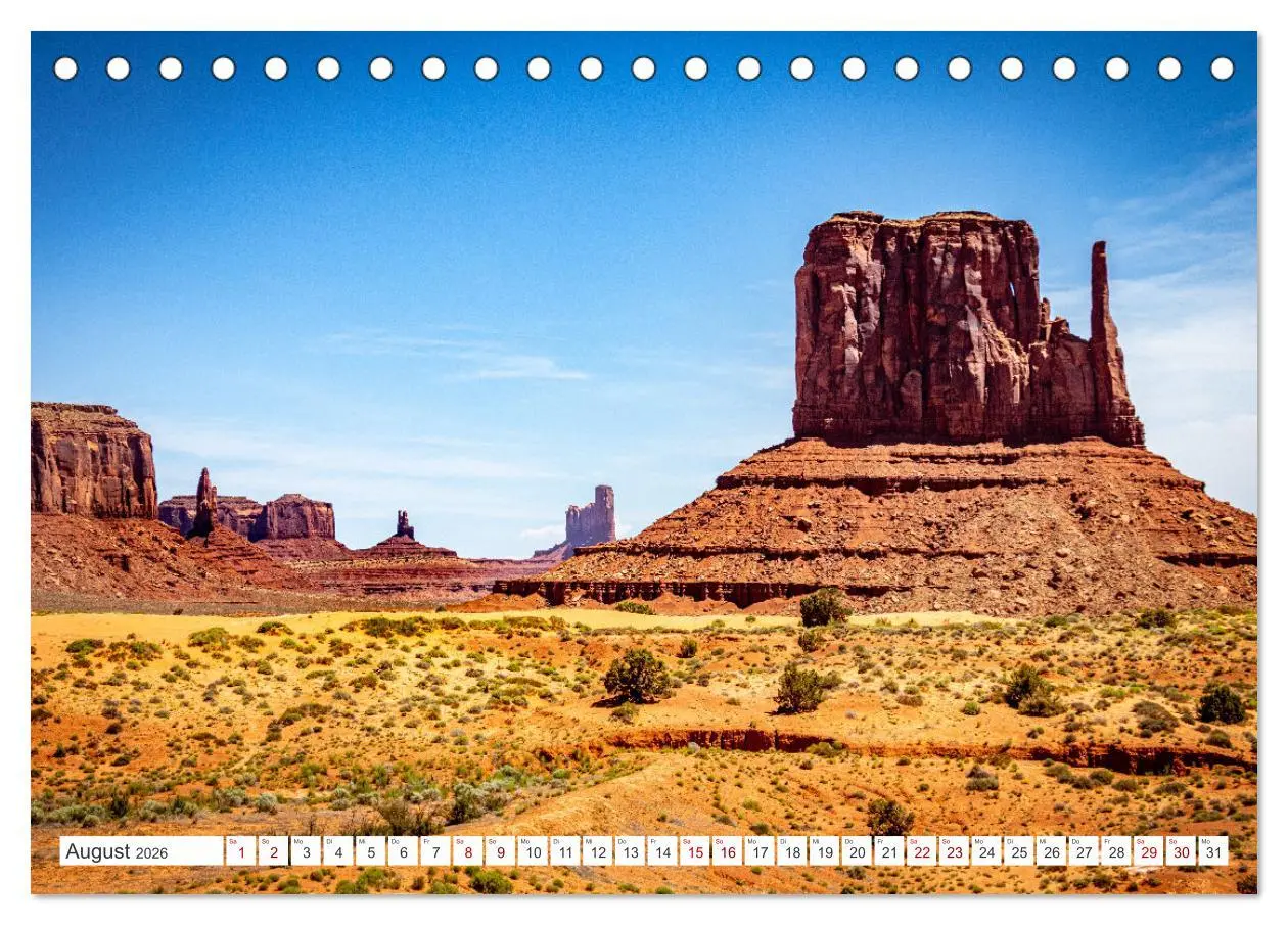 Bild: 9783457580240 | USA: Landschaften der Weststaaten (Tischkalender 2026 DIN A5 quer),...