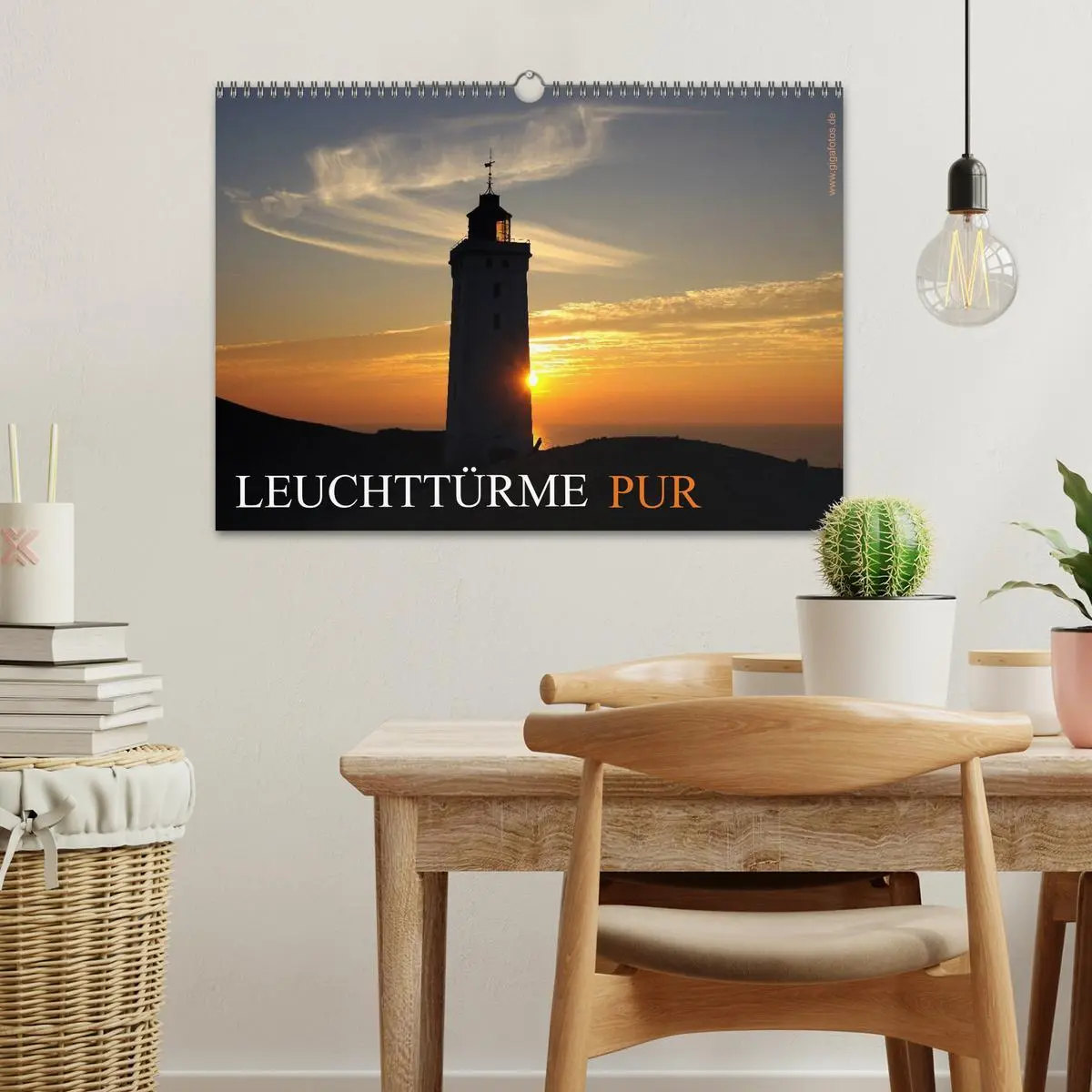 Bild: 9783516120240 | Leuchttürme PUR (Wandkalender 2026 DIN A3 quer), CALVENDO...