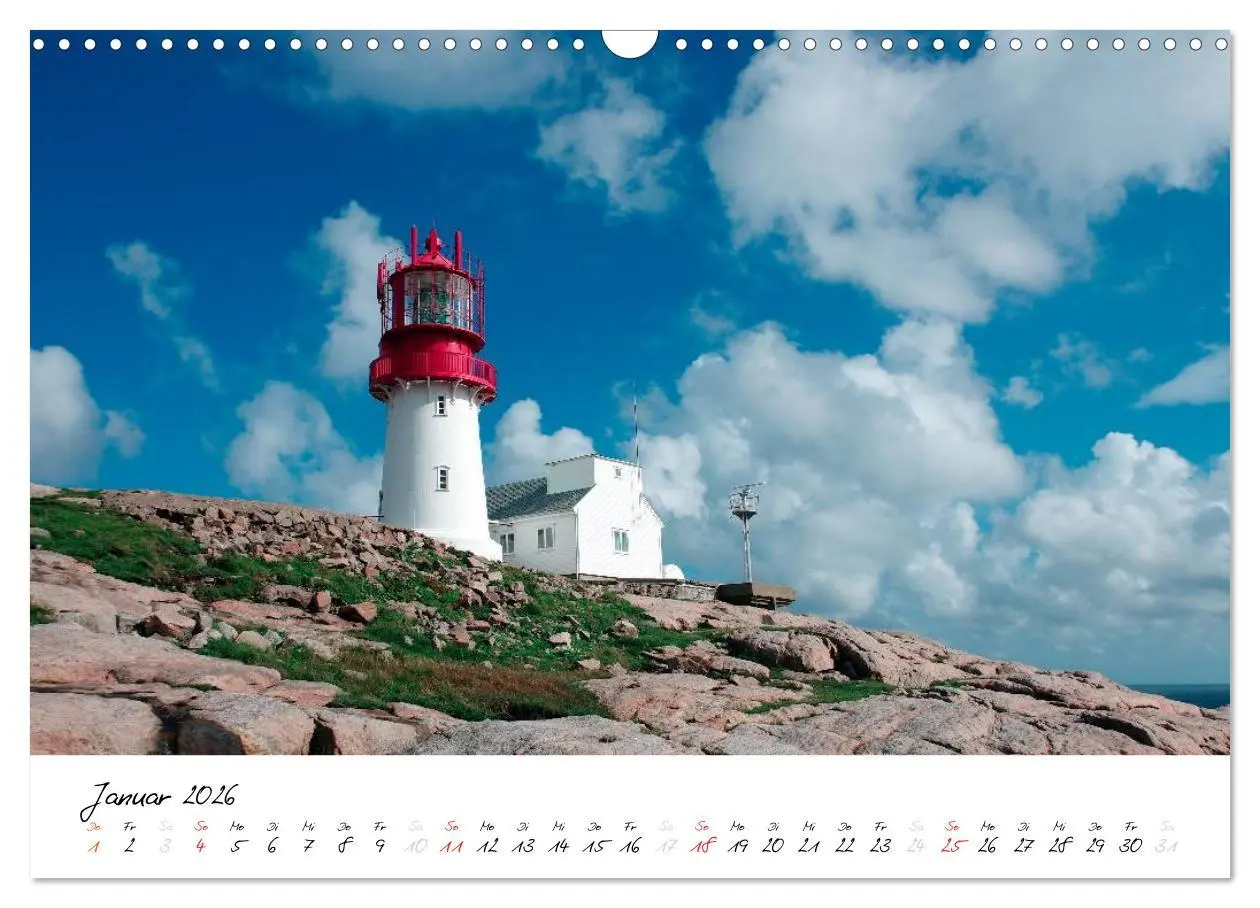 Bild: 9783516120240 | Leuchttürme PUR (Wandkalender 2026 DIN A3 quer), CALVENDO...