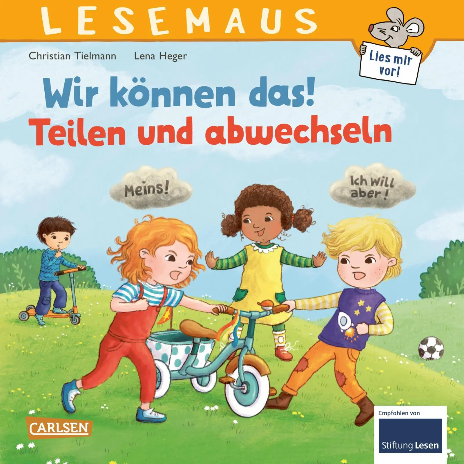Cover: 9783551080240 | LESEMAUS 124: Wir können das! Teilen und abwechseln | Tielmann | Buch