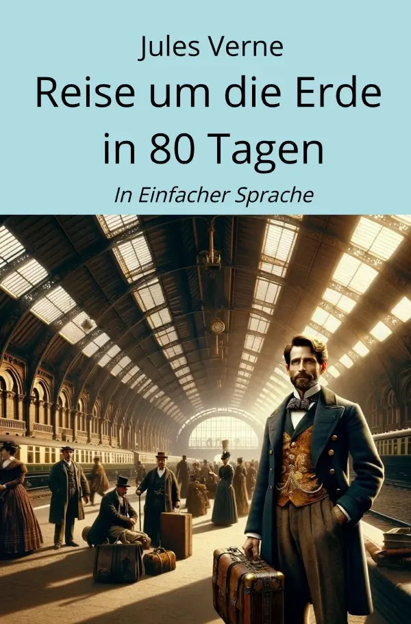 Cover: 9783758470240 | Reise um die Erde in 80 Tagen | In Einfacher Sprache. DE | Jules Verne