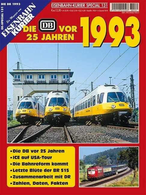 Cover: 9783844670240 | Die DB vor 25 Jahren - 1993 | Taschenbuch | Geklebt | 96 S. | Deutsch